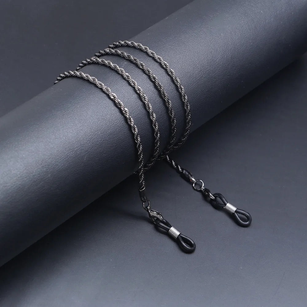 Obsidian Rope Chain
